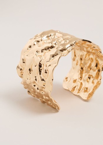 Phase Eight Gold Hammered Cuff Jewellery Gold USA | 4763052-DP